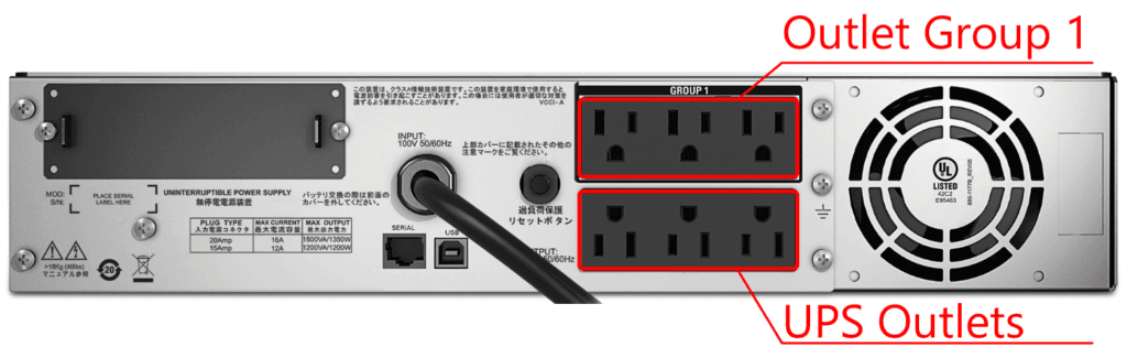 SMT1500RMJ2U 背面